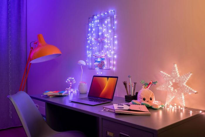 Гірлянда Smart LED Twinkly Candies Pearl RGB 100 IP20 6м USB-C кабель прозорий без БЖ