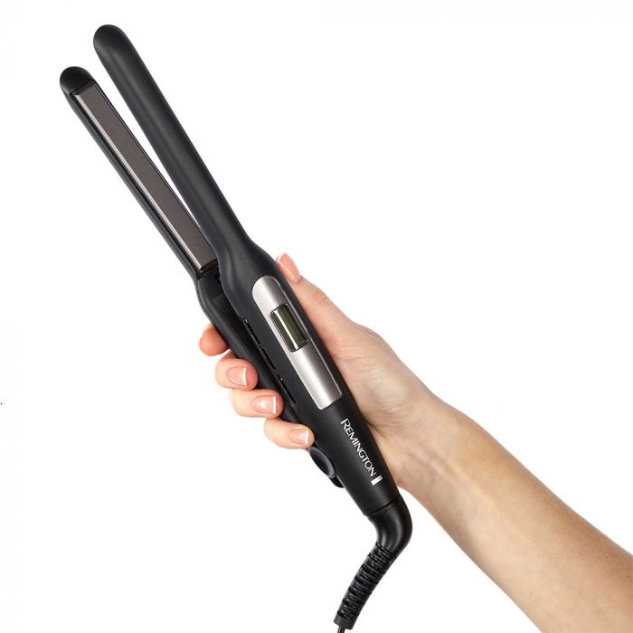 Випрямляч Remington PRO-Ceramic Extra Slim, темп.режимов-9, 150-230С, чохол, дісплей, кераміка, чорний