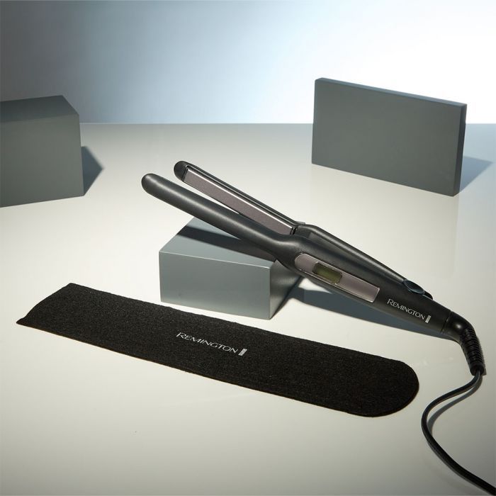 Випрямляч Remington PRO-Ceramic Extra Slim, темп.режимов-9, 150-230С, чохол, дісплей, кераміка, чорний