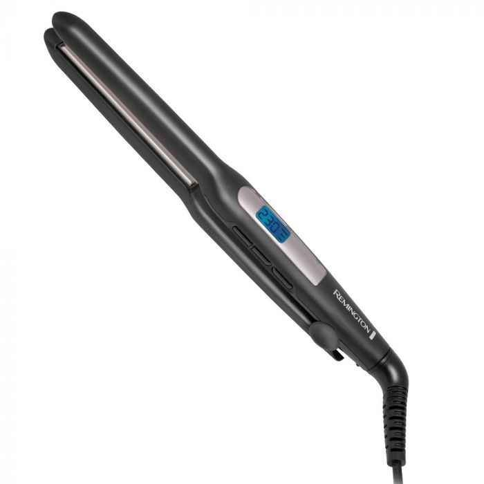 Випрямляч Remington PRO-Ceramic Extra Slim, темп.режимов-9, 150-230С, чохол, дісплей, кераміка, чорний