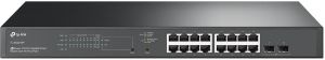 Комутатор TP-LINK SG2218P 16x1GE (16xPoE), 2xSFP, 150W, WebSmart