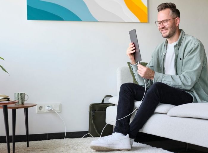 Зарядний пристрій мережевий Trust Maxo 45Вт, USB-C PD, білий