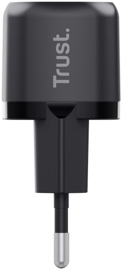 Зарядний пристрій мережевий Trust Maxo 20Вт, USB-C PD, чорний