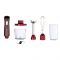 Блендер Russell Hobbs заглибний Desire Red, 500Вт, чаша-500мл, вінчик, міні-подріб., червоний