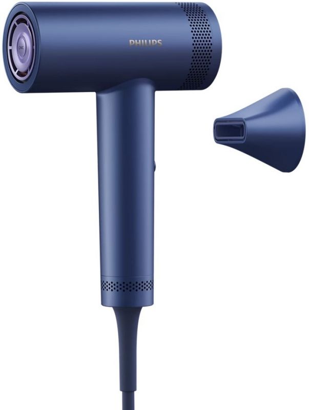 Фен Philips 8000 Series, 1400Вт, 3 режими, іонізація, хол. обдув, турборежим , аквамарин