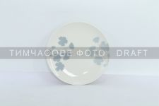 Тарілка десертна Ardesto Capri, 19.2см, порцеляна, біло-блакитний