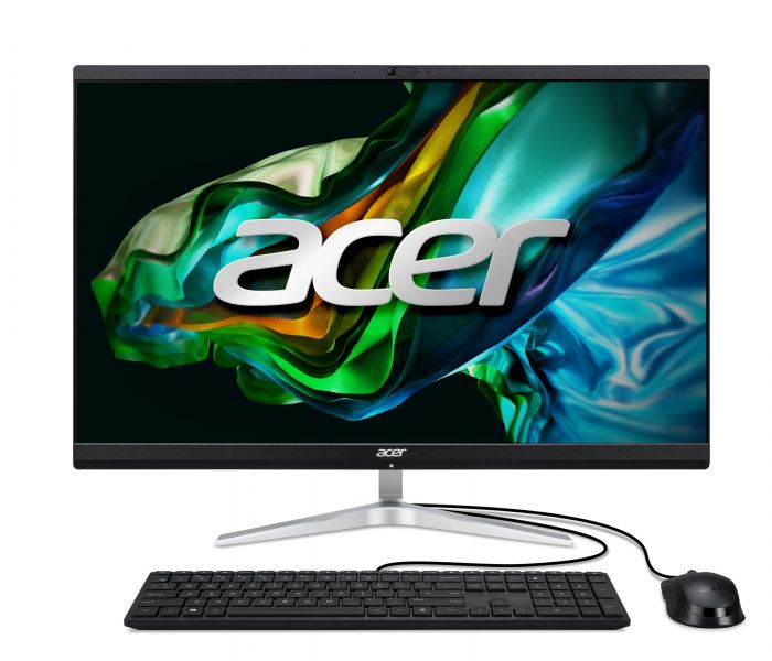 Комп'ютер персональний моноблок Acer Aspire C27-1851 27" FHD Intel i7-1360P, 32GB, F1TB, UMA, Wi-Fi, кл+м, без ОС, чорний