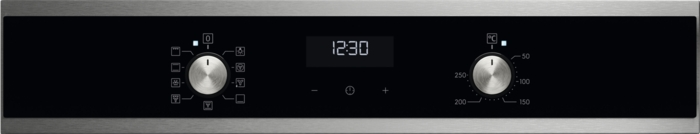 Духова шафа Electrolux електрична, 65л, A, дисплей, конвекція, телескопічні напрямні, чорний