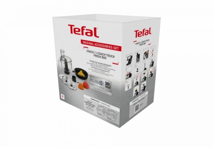 Набір аксесуарів 5 в 1 Tefal Coach Fresh Box для кухонної машини I Coach Touch XF652038