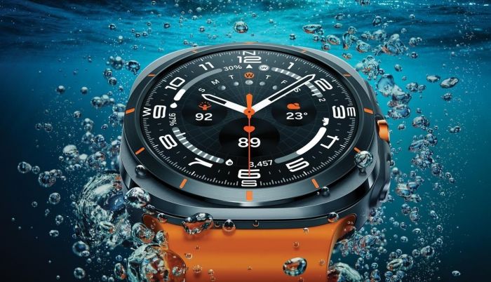 Смарт-годинник Samsung Galaxy Watch Ultra 47мм LTE (L705) 1.47", 480x480, sAMOLED, BT 5.3, NFC, 2/32ГБ, сірий титановий