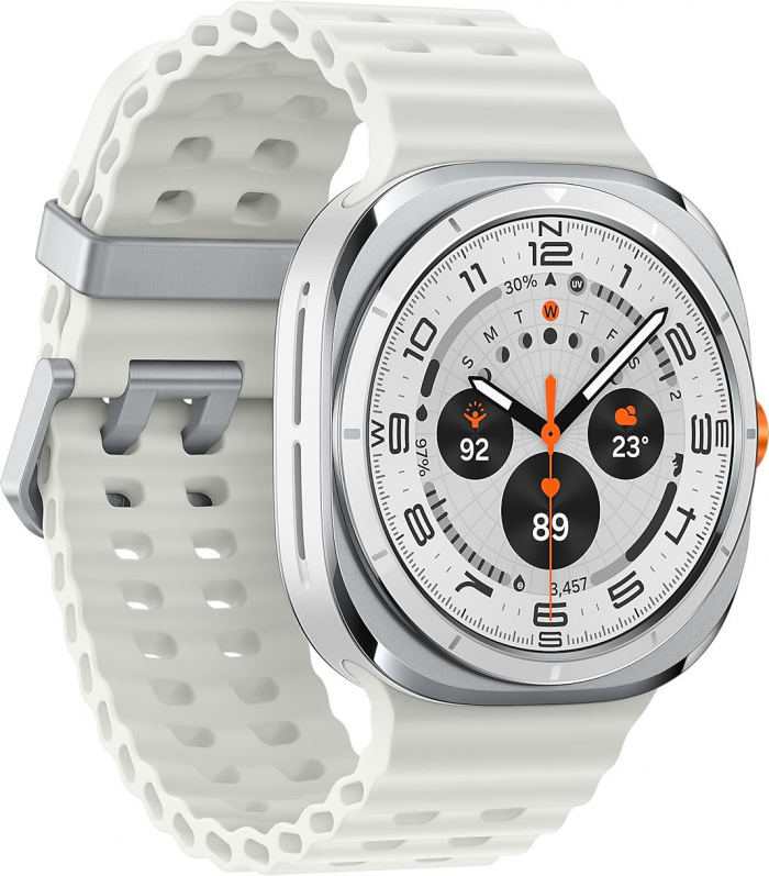 Смарт-годинник Samsung Galaxy Watch Ultra 47мм LTE (L705) 1.47", 480x480, sAMOLED, BT 5.3, NFC, 2/32ГБ, білий титановий