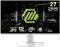 Монітор MSI 27" MAG 274URFW 2xHDMI, DP, USB-C, Audio, IPS, 3840x2160, 160Hz, 0.5ms, sRGB 133%, AdaptiveSync, Pivot, HDR400, білий