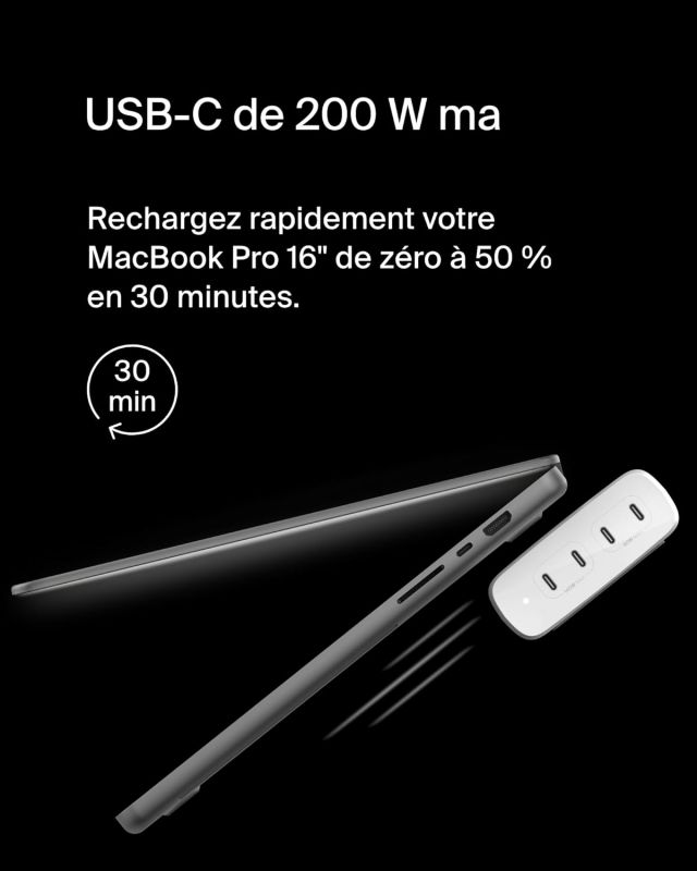 Зарядний пристрій мережевий Belkin 200Вт 4хUSB-С GAN PD PPS, білий