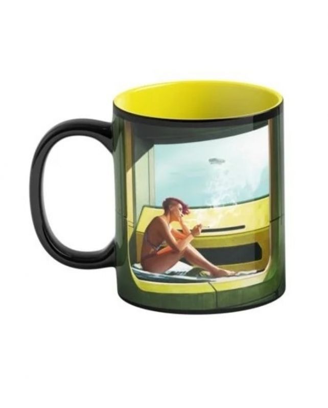 Чашка GoodLoot Game Art Chronicles Cyberpunk 2077 V & Edward Hopper