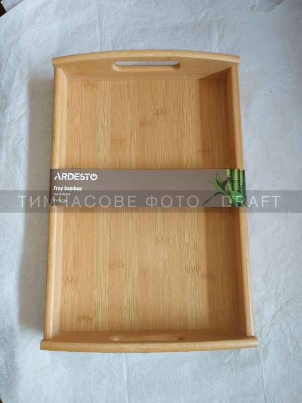 Таця Ardesto Midori, 38х26х7см, бамбук, прямокутна