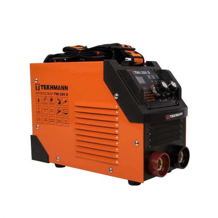 Зварювальний апарат інверторний Tekhmann TWI-280 D 140А 5.2кВт 170-270В форсування дуги 3кг