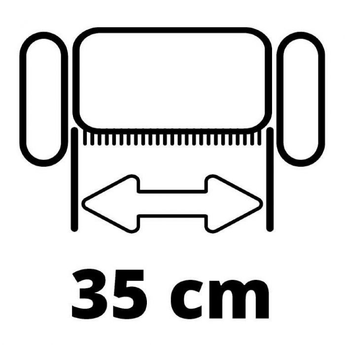 Аератор-скарифікатор електричний Einhell GE-SA 1435/1 1400Вт 35см ножи 16шт 10.18кг