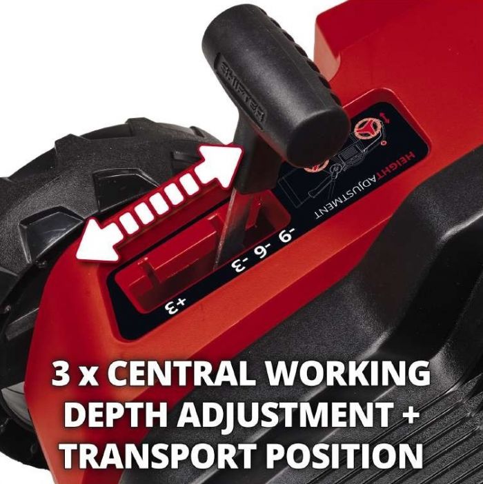 Аератор-скарифікатор електричний Einhell GE-SA 1435/1 1400Вт 35см ножи 16шт 10.18кг