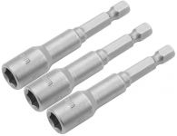 Головки торцеві Tolsen магнітні, набір 3шт, 1/4"х65мм, 7мм, сталі 40Cr