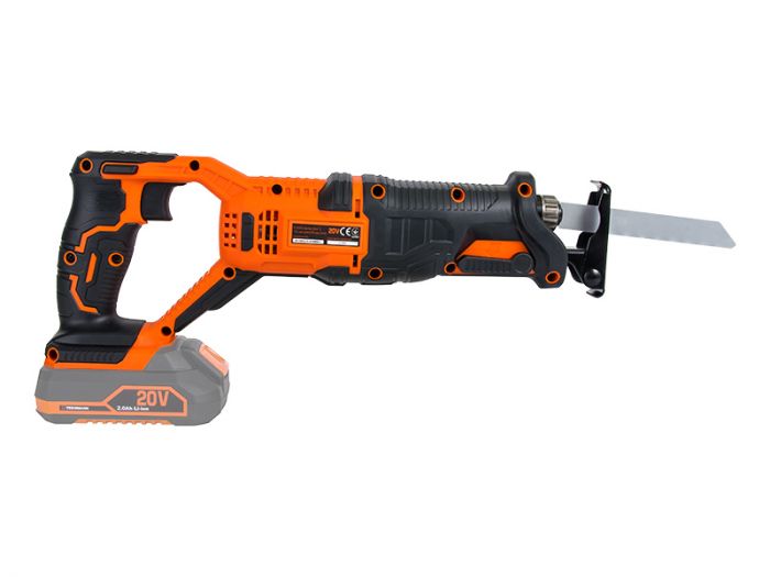 Пила шабельна акумуляторна Tekhmann TRC-115/i20 20В пропил 115мм хід 22мм 1.7кг без АКБ та ЗП