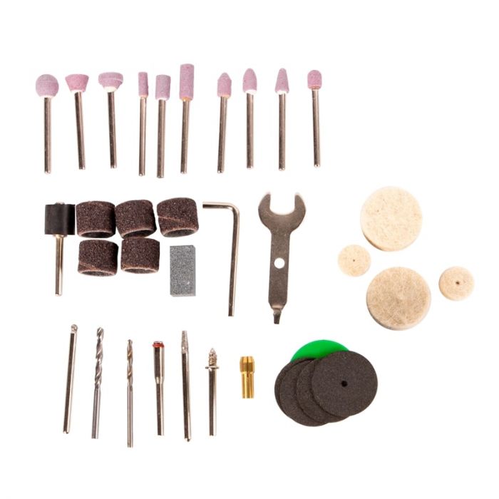 Шліфмашина шліфувально-гравірувальна Tekhmann TMG-2660 260Вт 8000-33000об/хв цанга 2.4 та 3.2мм 0.6кг кейс комплект приладь