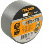 Стрічка ремонтна Tolsen, 25м, 48мм, армована, сірий