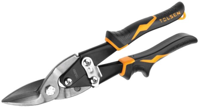 Ножиці по металу Tolsen AVIATION Профі, прямі, лівий різ, CrMo, 250мм