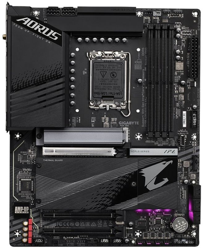 Материнська плата GIGABYTE Z790 AORUS ELITE AX s1700 Z790 4xDDR5 M.2 HDMI DP ATX