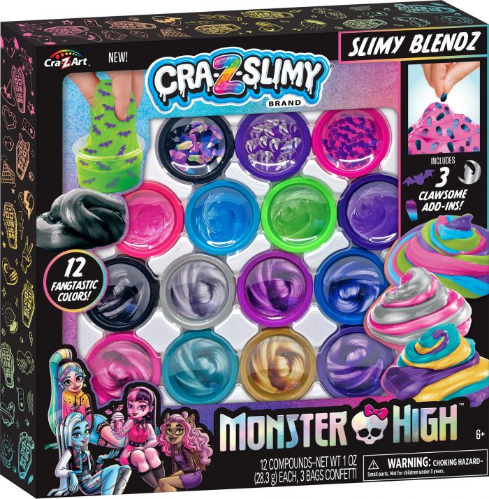 Слайм Cra-Z-Art Monster High Slimy Blendz, набір 19од