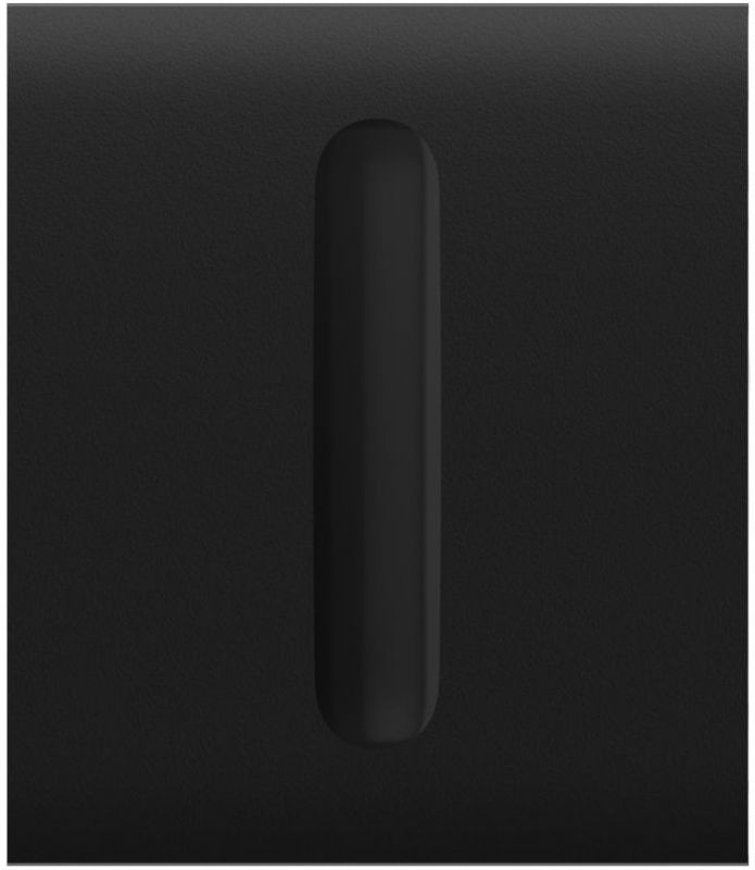 Кнопка центральна для одноклавішного вимикача димера Ajax CenterButton Dimmer 1-gang 2-way for LightSwitch, Jeweler, бездротовий, чорний