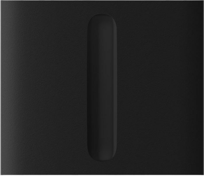 Кнопка центральна для одноклавішного вертикального вимикача димера Ajax CenterButton Dimmer Vertical 1-gang 2-way for LightSwitch, Jeweler, бездротовий, чорний