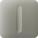 Кнопка для одноклавішного вимикача димера Ajax SoloButton Dimmer 1-gang 2-way for LightSwitch, Jeweler, бездротовий, olive