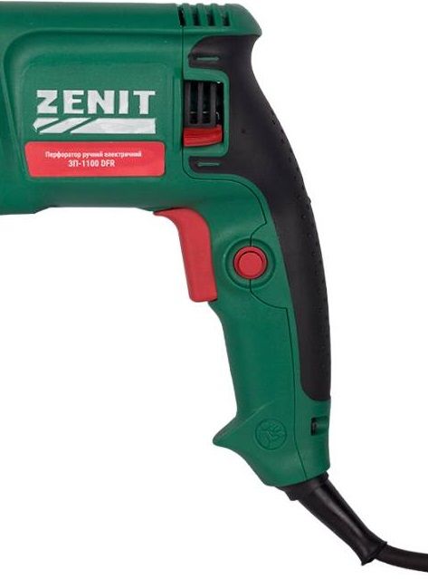 Перфоратор Зеніт ЗП-1100 DFR SDS-Plus+ШЗП 1100Вт 2.8Дж 3.4кг кейс