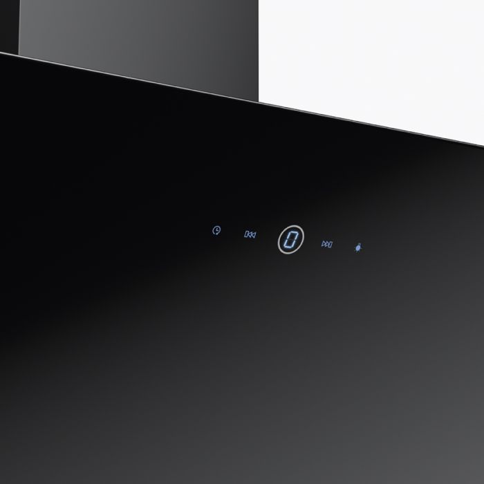 Витяжка Faber похила, 60см, 1160м.куб/год,  VRT BK A60 2LS, чорний