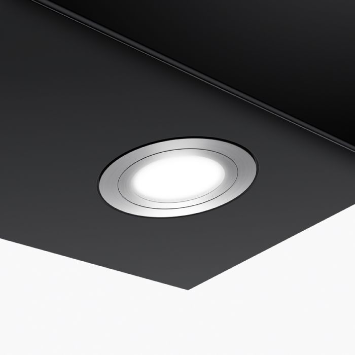 Витяжка Faber похила, 60см, 1160м.куб/год,  VRT BK A60 2LS, чорний