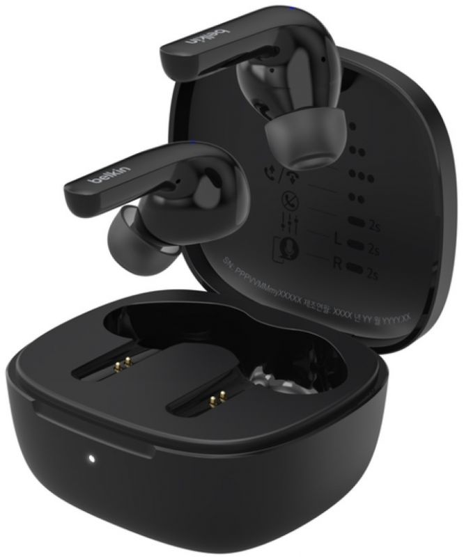 Навушники TWS Belkin Soundform Motion True Wireless, чорний