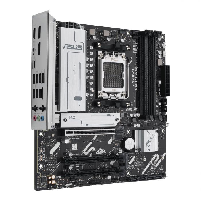 Материнcька плата ASUS PRIME B840M-A WIFI sAM5 B840 4xDDR5 M.2 HDMI DP WiFi BT mATX
