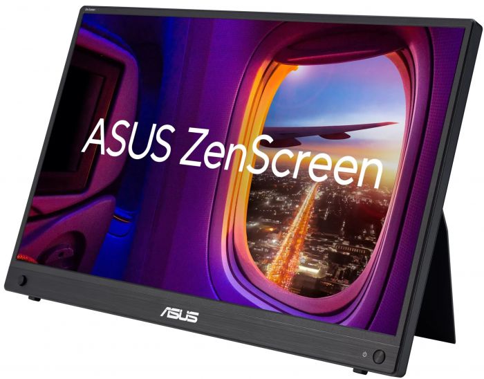 Монітор портативний Asus 15.6" ZenScreen MB16AHG mHDMI, 2xUSB-C, IPS, 144Hz, 3ms, FreeSync