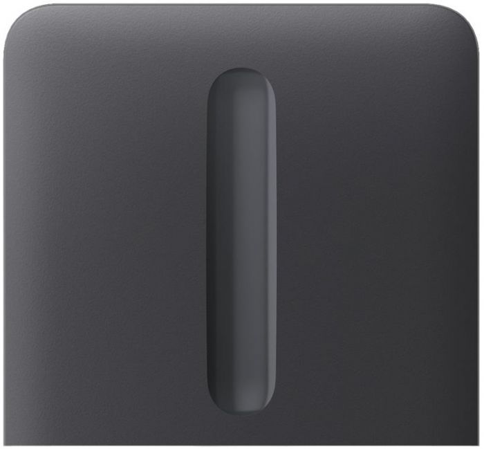 Кнопка бічна для одноклавішного вертикального вимикача димера Ajax SideButton Vertical Dimmer 1-gang 2-way for LightSwitch, Jeweler, бездротовий, graphite