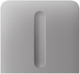 Кнопка бічна для одноклавішного вертикального вимикача димера Ajax SideButton Vertical Dimmer 1-gang 2-way for LightSwitch, Jeweler, бездротовий, fog
