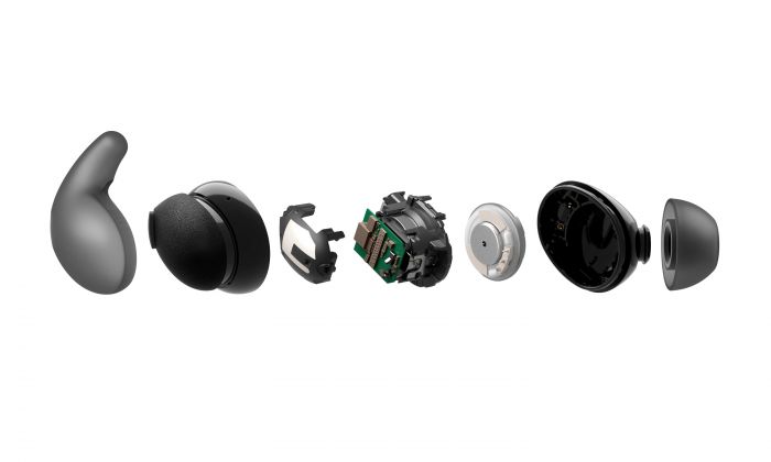 Навушники TWS Sony LinkBuds Fit BT 5.3, ANC, IPX4, SBC, AAC, LDAC, LC3, Mic, Білий