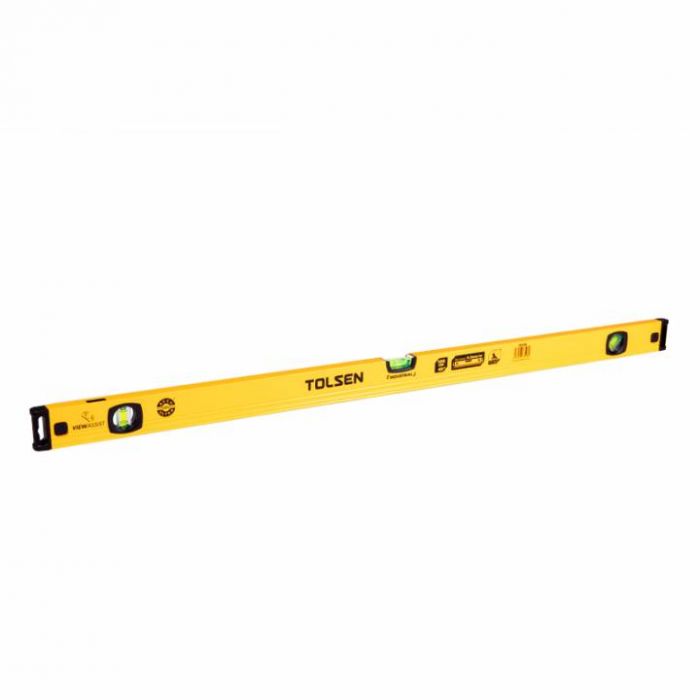Рівень Tolsen, 120см, 3 капсули, алюмінієвий