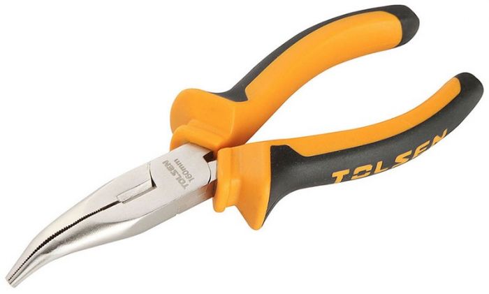 Плоскогубці подовжені вигнуті Tolsen Ерго, 160мм
