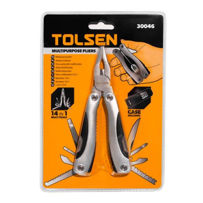 Мультитул Tolsen 102х46х23мм, 2Cr13 14од