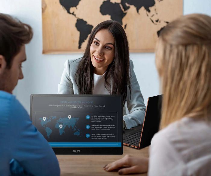 Монітор портативний MSI 15.6" PRO MP161-E2U mHDMI, 2xUSB-C, MM, IPS, Cover