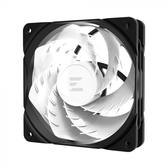 Корпусний вентилятор Zalman AF120R ARGB 120мм, 800-1500rpm, 4pin, PWM, 3pin+5VARGB, 24,3dBa, чорний