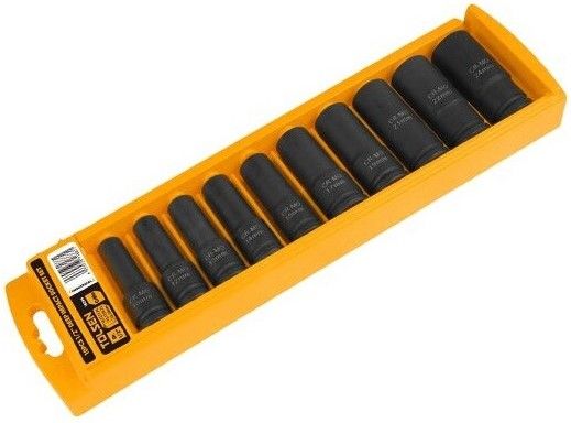 Набір торцевих головок Tolsen, 1/2", 10шт, 10-24мм