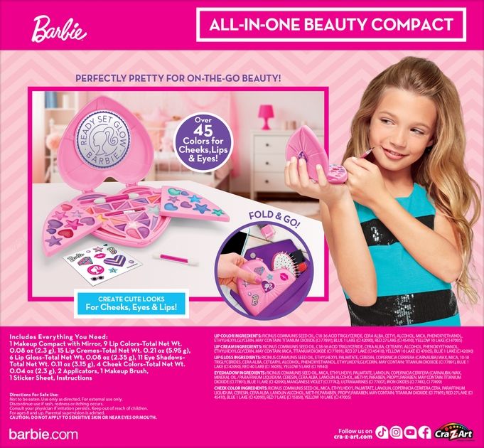 Набір дитячої косметики Cra-Z-Art Barbie All in One Beauty Compact