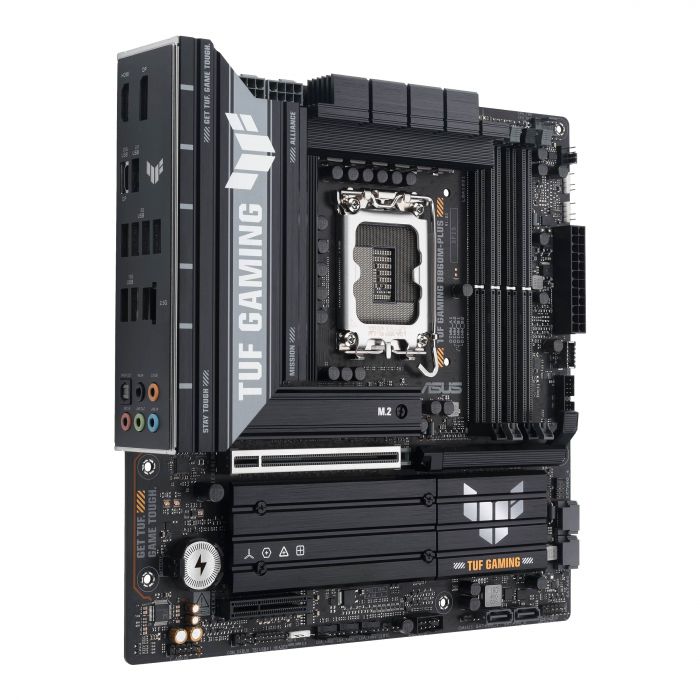 Материнcька плата ASUS TUF GAMING B860M-PLUS s1851 B860 4xDDR5 M.2 DP HDMI USB Type-C mATX