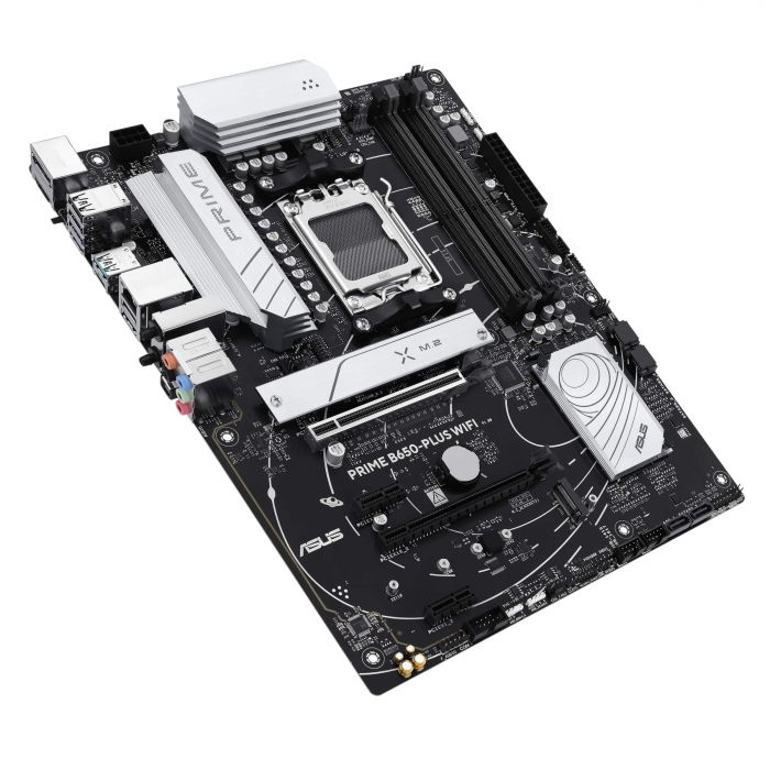 Материнcька плата ASUS PRIME B650-PLUS WIFI sAM5 B650 4xDDR5 M.2 HDMI DP WiFi BT ATX